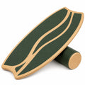 Balance Board Holz 75x30 cm Dunkelgrün