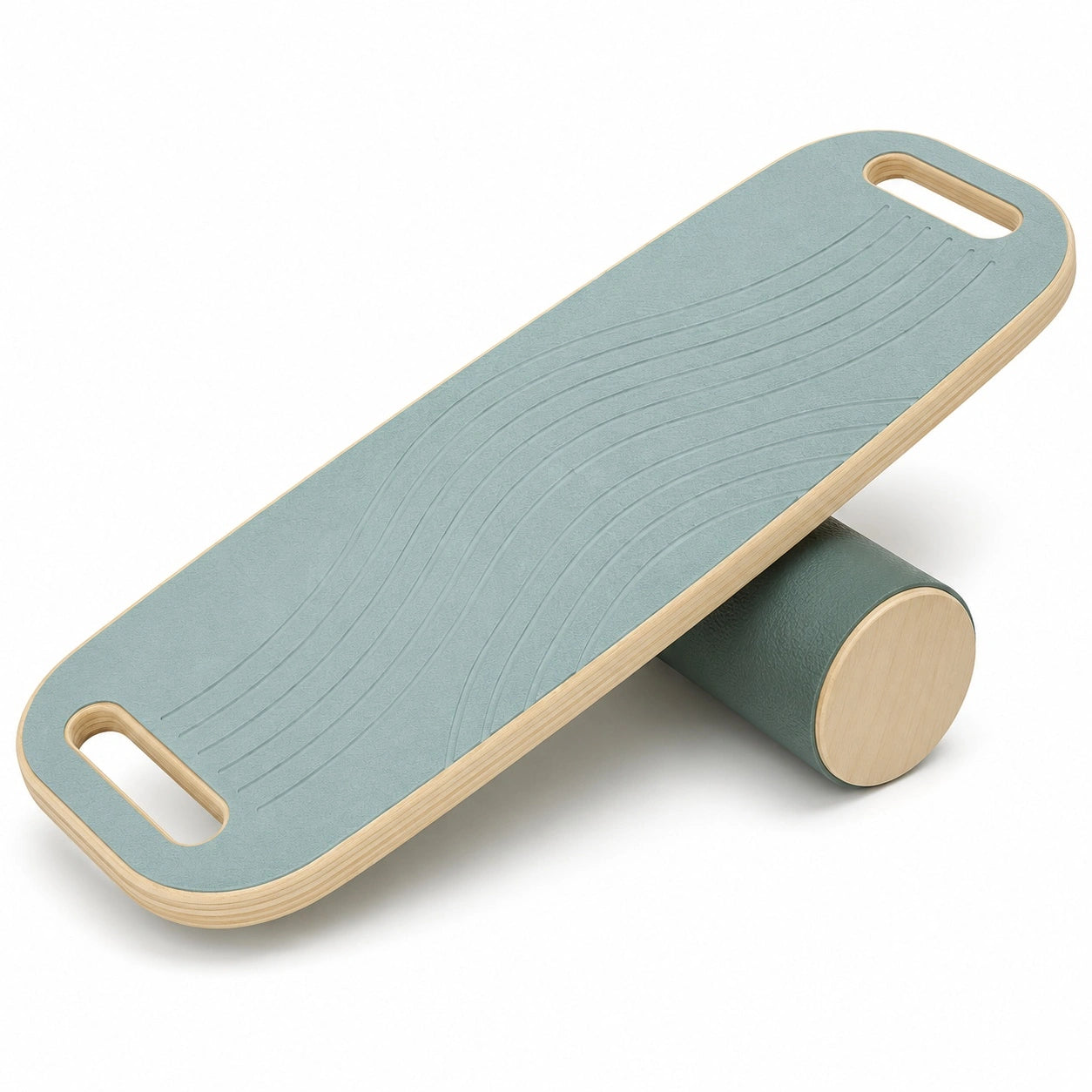 Balance Board mit rutschfester Oberfläche, Blau/Natur