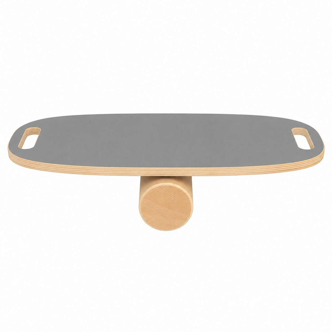 Balance Trainer Holz Grau 74x28 cm