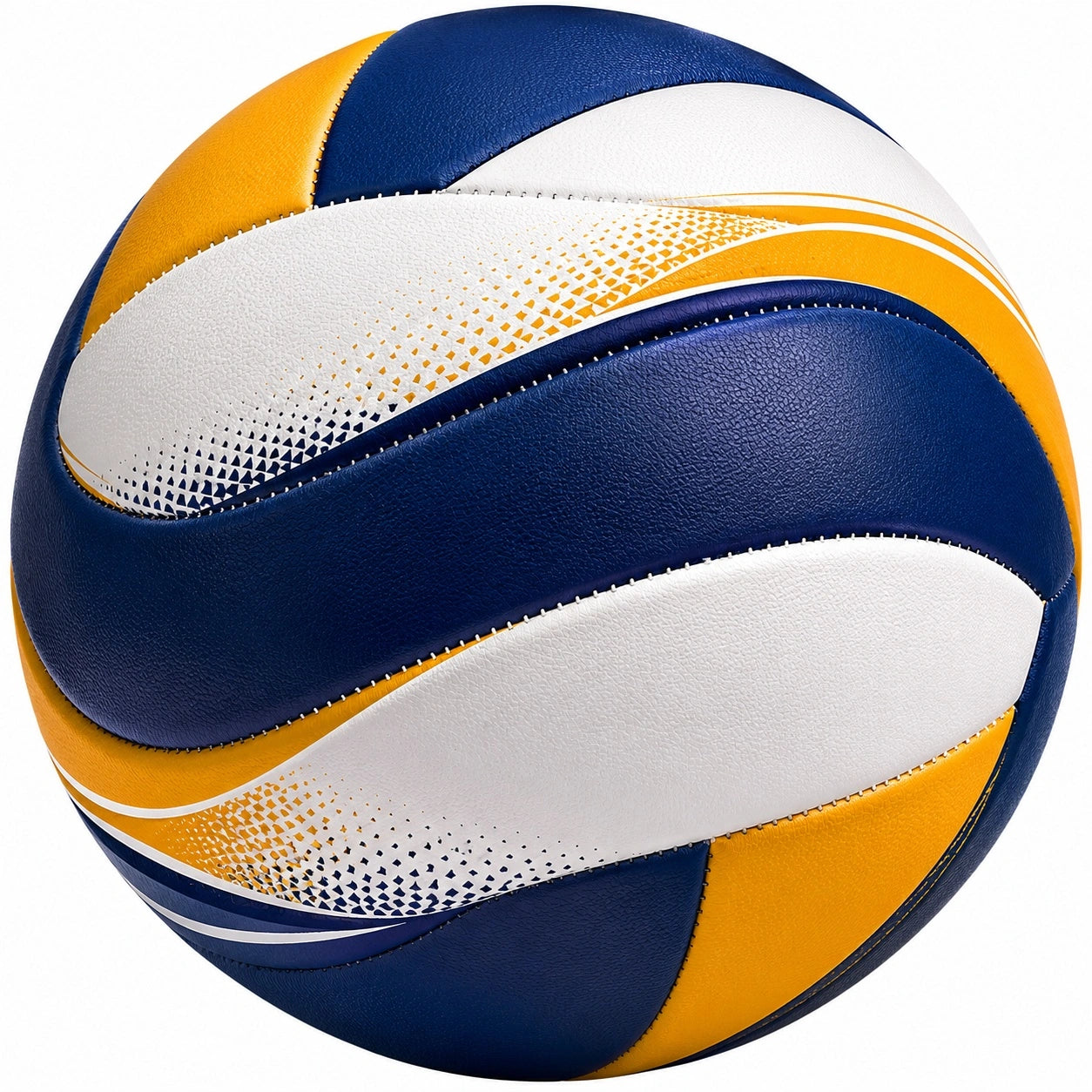 Volleyball für Indoor- und Outdoor-Spiele, Blau/Gelb/Weiß