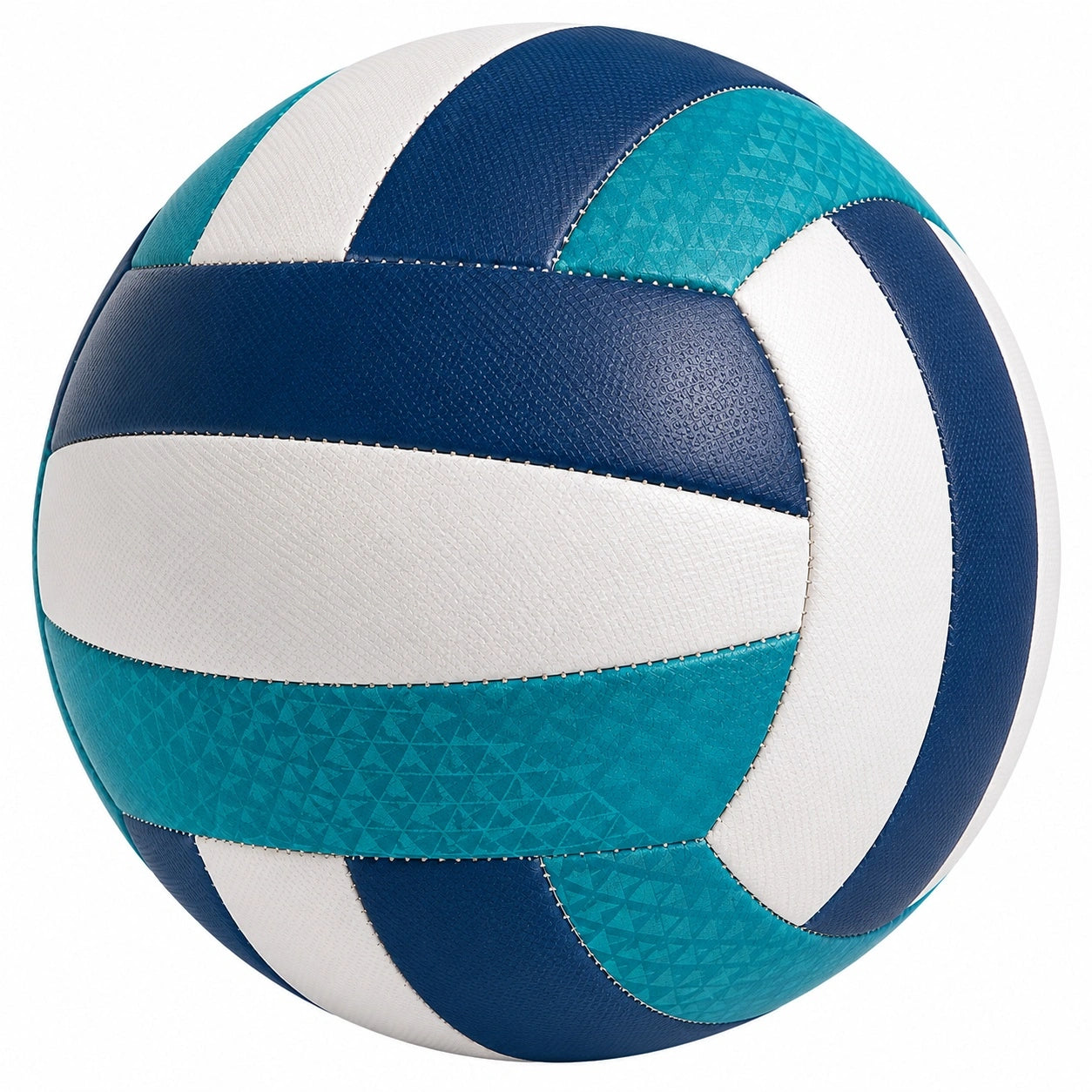 Volleyball für Innen- und Außenbereich, Weiß/Blau/Türkis