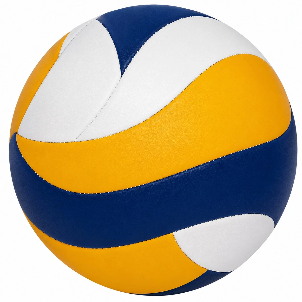 Volleyball Standardgröße Blau/Weiß/Gelb