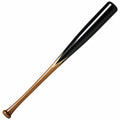 Baseballschläger Holz Schwarz/Braun 86 cm