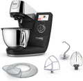 Tefal I-Coach Touch +, QB960DF0, Schwarz, Küchenmaschine mit integrierter Waage, Step-by-Step Rezepte, 25 Automatikprogramme, 5,5-Liter-Schüssel
