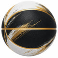 Basketball Größe 7 für Outdoor/Indoor Schwarz/Weiß/Gold