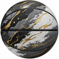 Basketball Größe 7 Camouflage Schwarz/Gold/Weiß für Draußen und Drinnen