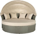 Riess Ambiente Outdoor Sonneninsel, 165 cm, Playa Living, Natur, Polyrattan Aluminium, Inklusive Kissen wetterfest