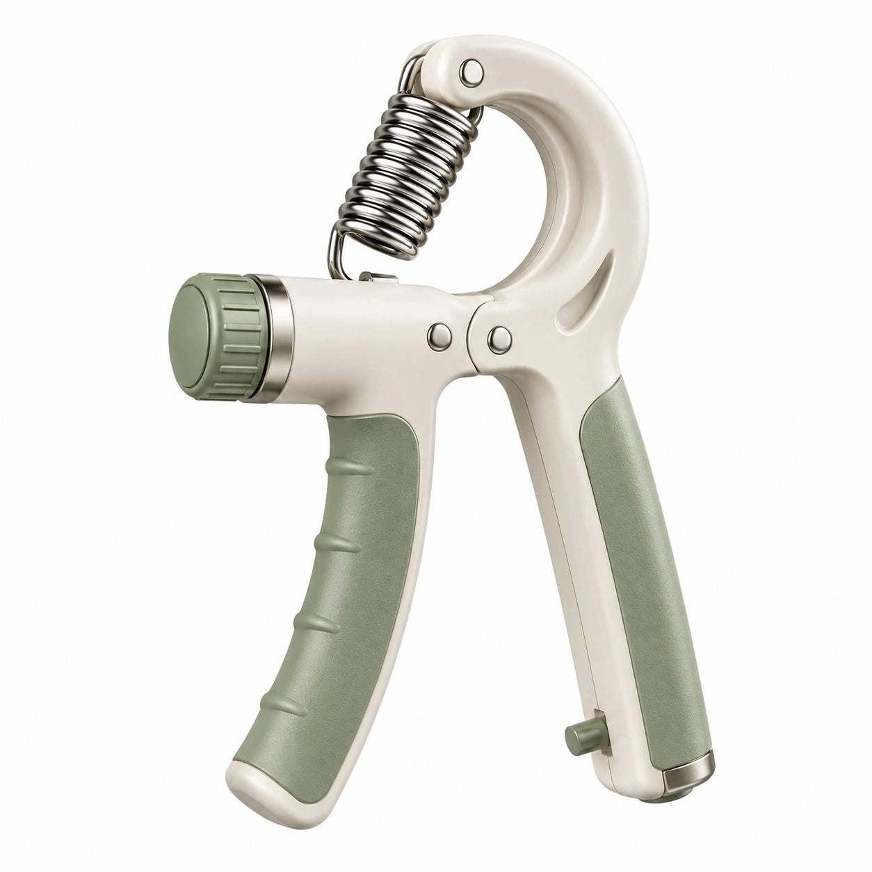 Handtrainer verstellbar mit 10-40 kg Widerstand, Beige/Grün