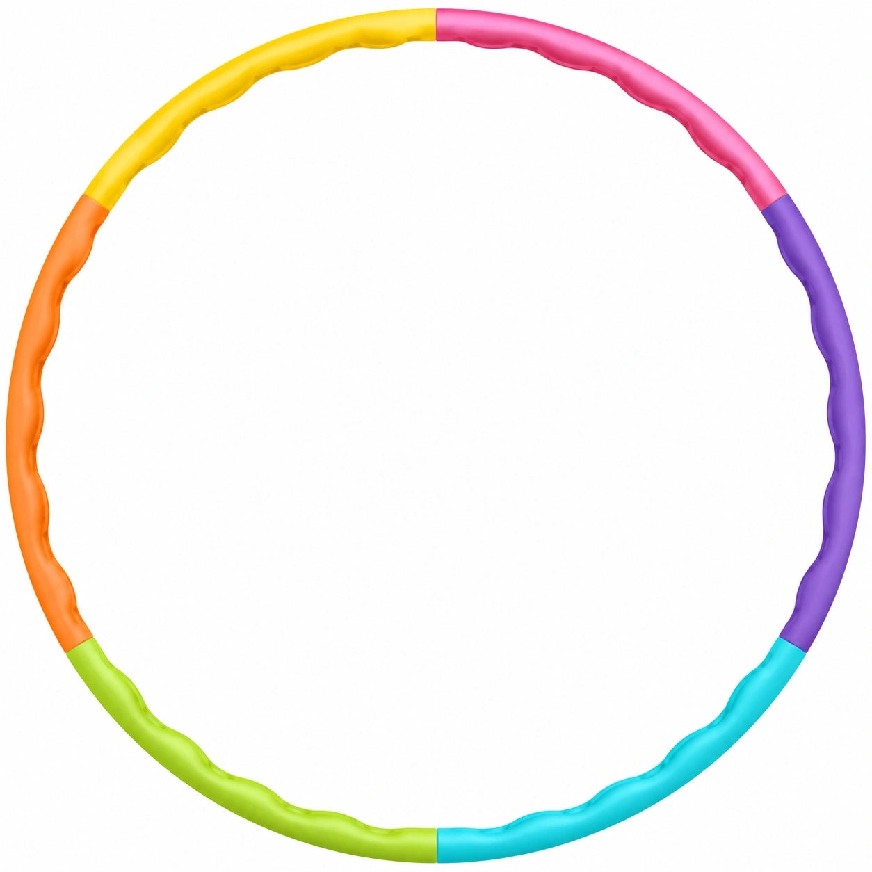 Bunter Fitness Hula Hoop Reifen 100cm