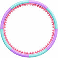 Massage-Hula-Hoop Reifen 95cm Lila/Hellblau/Pink