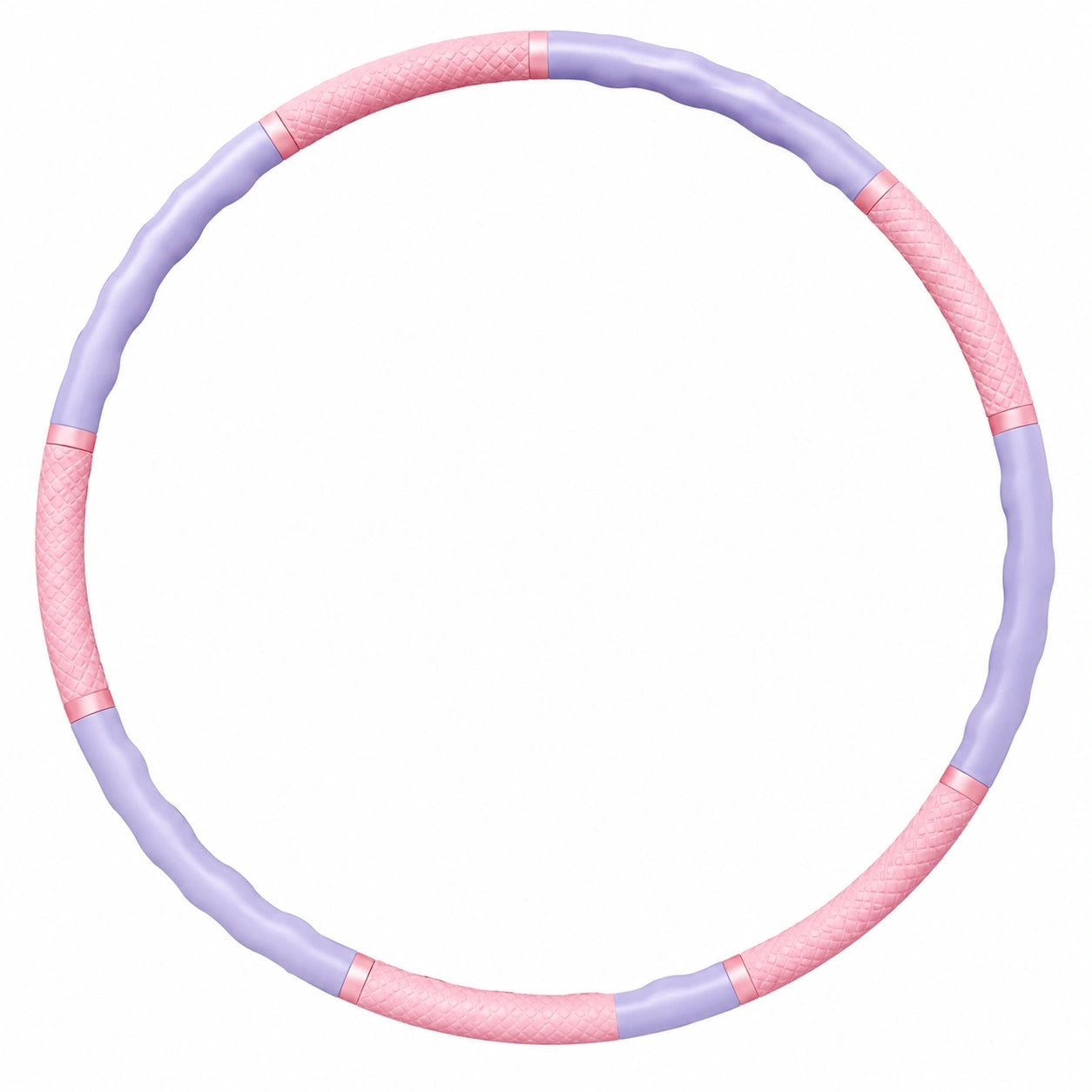 Hula Hoop Fitnessreifen abnehmbar 95 cm Lila und Rosa