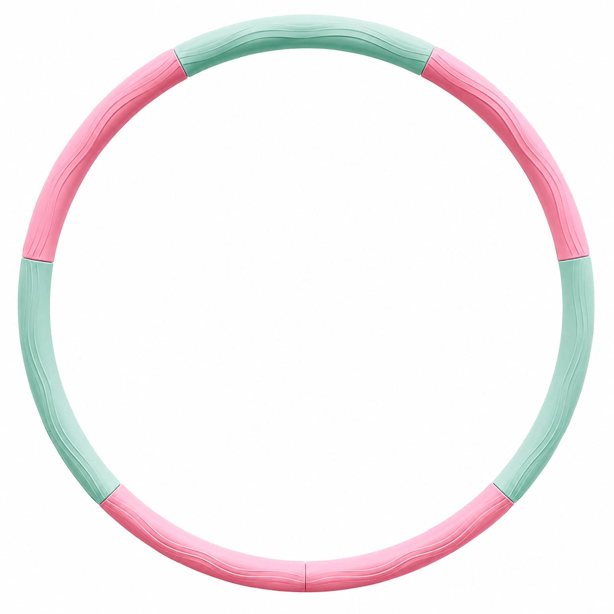 Hula-Hoop-Reifen 90 cm Pink/Grün