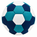 Fußball Trainingsball Größe 5 Blau/Weiß/Türkis