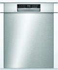 Bosch SMU6ZCS49E Serie 6 Unterbau-Geschirrspüler/C / 60 cm/Edelstahl / 75 kWh/100 Zyklen / 14 MGD/SuperSilence/EmotionLight/VarioSchublade/Home