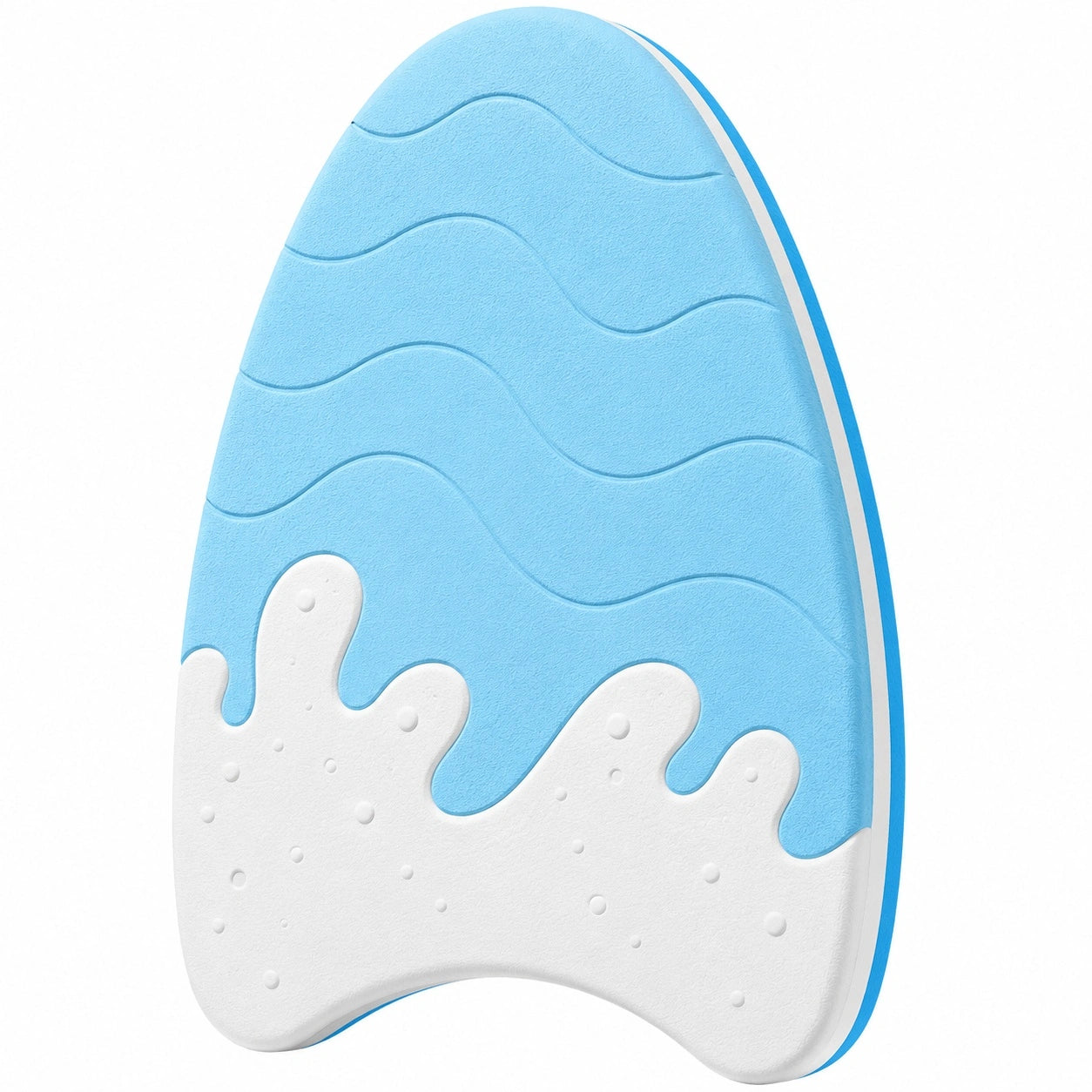 Schwimmbrett für Schwimmtraining Antirutsch Blau/Weiß 45x30 cm