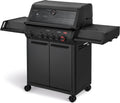 Enders Gasgrill MONROE PRO 4 SIKR TURBO SHADOW, 800 °C TURBO ZONE, 4-Edelstahlbrenner, Infrarot-Backburner, HEAT RANGE, SWITCH GRID, 8366