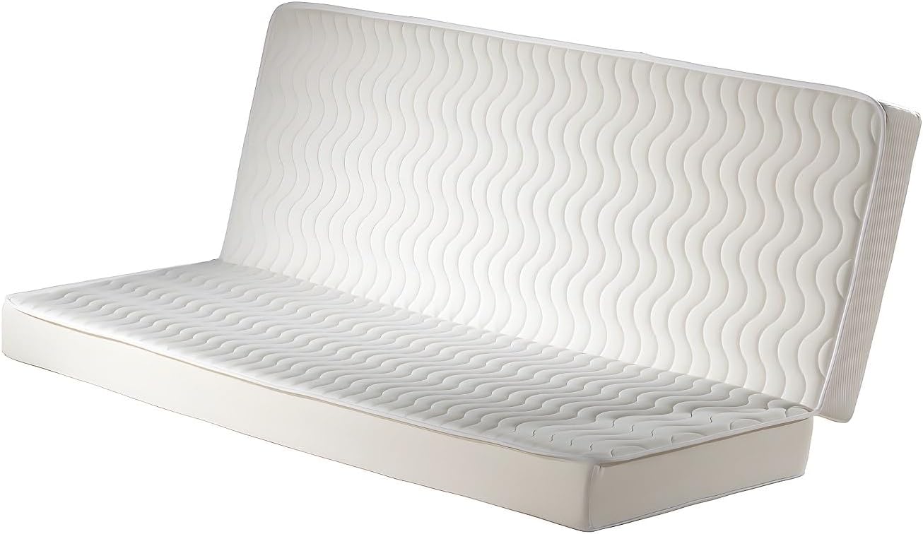 Vente-unique DREAMEA Matratze für Schlafsofa Klappsofa, Härtegrad 2-130 × 190 cm, Friend