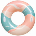 Aufblasbarer Schwimmreifen 110cm Rosa/Grün für Wasserspaß