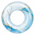 Aufblasbarer Schwimmring Marmoroptik Blau-Gold