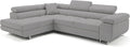 COMFORTINO FURNITURE Sofa Eck mit Schlaffunktion PASTI L-Form , Schlafsofa für Wohnzimmer, Sofa Couch mit Bettkasten, Stauraum, 3-Sitzer Eckcouch