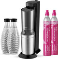 sodastream Crystal 3.0 Wassersprudler, Schwarz/Silber