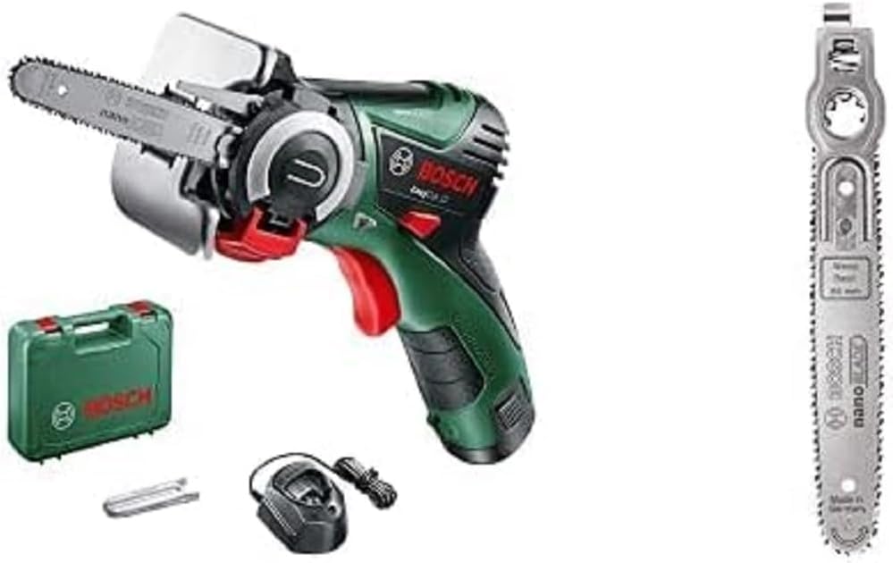 Bosch Home and Garden Säge EasyCut 12 Säbelsäg, 12 Volt System, für Holz du synthetische Materialien, NanoBlade Technologie, Stahl