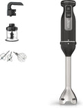 Ninja Foodi 3-in-1 Stabmixer, Schwarz CI100EU, 850 W, Handmixer & Zerkleinerer, Stufenweise Anlauf, Kneten und mehr, Spülmaschinenfest