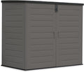 Wasabi, Mülltonnenbox aus Harz 1170 l, 140 × 82 × 124 cm, Inklusive Boden, Doppeltür und klappbarer Deckel, Polypropylen-Paneele, Riegelschloss