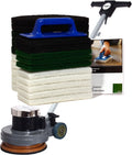 Floorboy XL 300 Universalset, Poliermaschine mit Treibteller, Superpads, Einem praktischen Handpadhalter mit 10 Handpads