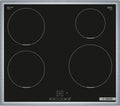 BOSCH PIE645BB5E Induktionskochfeld Serie 4, Autarkes Glaskeramik-Kochfeld 60 cm breit, Schwarz, TouchSelect, PowerBoost, ReStart, Umlaufender Rahmen