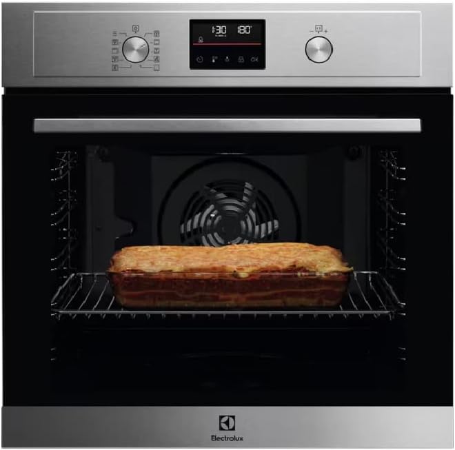 Electrolux EOF4P46X Multifunktions-Backofen, 72 l, 589 × 594 × 569 mm, Klasse A+, SurroundCook, Pyrolytische Reinigung, Edelstahl Anti-Fingerabdruck