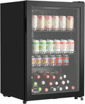 METRO Professional Getränkekühlschrank GSC2125B, 54.5 × 54 × 84 cm, 118 l, Schwarz