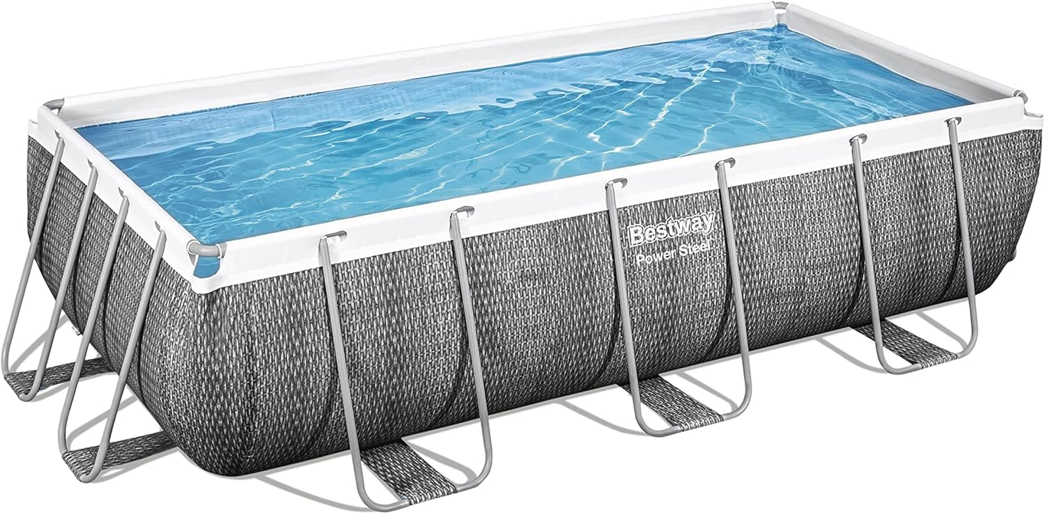 Bestway Power Steel Rectangular Pool Set 404 × 201 × 100 cm