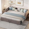 MISNODE Sofa Tagesbett Ausziehbar 90/180 200 , Schlafsofa für Erwachsene 2 Personen, 200 cm, einer Höhe von 13 cm für geeigneten Komfort, ohne