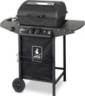 ACTIVA Halifax Lavastein Gasgrill I Premium Gas Grill inkl. Lavasteine & Abdeckhaube I Stufenlos regelbarer 5,5 kW Hauptbrenner für gelungenes