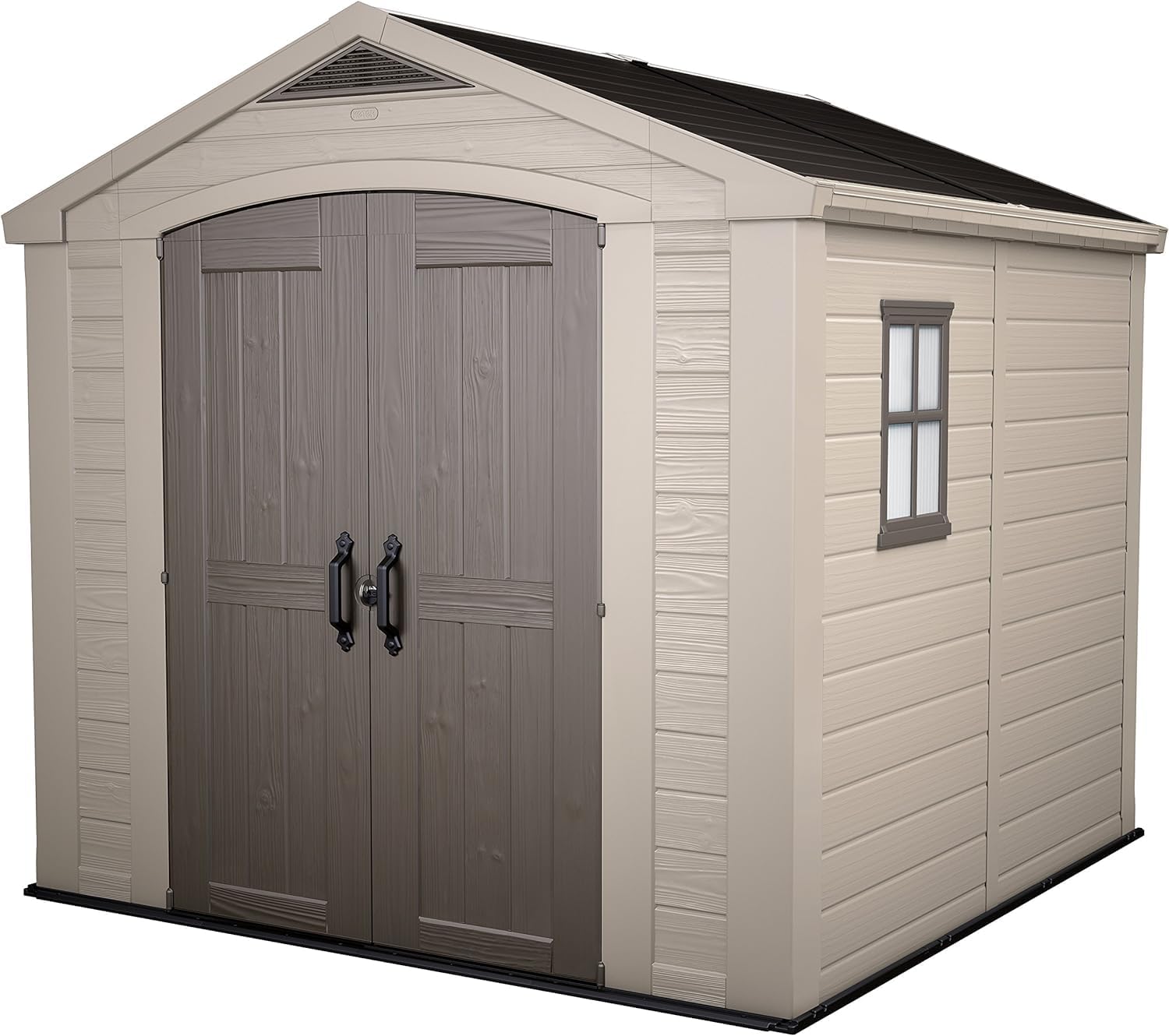 Keter Gerätehaus, Beige/Taupe, 8 × 8