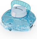 WINNY POOL CLEANER Winny 200 Poolroboter, Poolsauger kabellos mit Akku, 80 Min. Laufzeit, Für Aufstellpools bis 60 m2, Doppelfiltration, Marine-Weiß