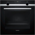 Siemens HB517ABS0 iQ500 Einbau-Elektro-Backofen, Schwarz, Edelstahl, CookControl10, Schnellaufheizung, 3D Heißluft plus