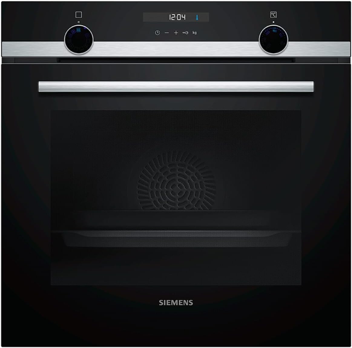Siemens HB517ABS0 iQ500 Einbau-Elektro-Backofen, Schwarz, Edelstahl, CookControl10, Schnellaufheizung, 3D Heißluft plus