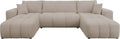 Mirjan24 Sofa Wohnlandschaft Furyn , Eckcouch (Velo 623), Ecksofa mit Schlaffunktion und Bettkasten, U-Form Couch, symmetrisches Polstersofa