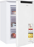 Exquisit Gefrierschrank GS581-040Cweiss, 87 l Nutzinhalt, 85,5 cm Höhe, 40 dB Leiser Betrieb, Energieklasse C, Manueller Temperaturregler, Weiß