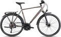 2R Manufaktur TLX30 Cross-, 28 Zoll Herrenfahrrad, 30-Gang Schaltung, Trekkingbike, hydraulische Scheibenbremse, Straßenausstattung, Grau/Schwarz