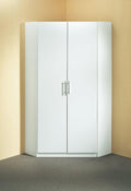 Wimex Kleiderschrank/ Eckschrank Runner, 95 × 198 × 95 cm, B/H/T, Weiß