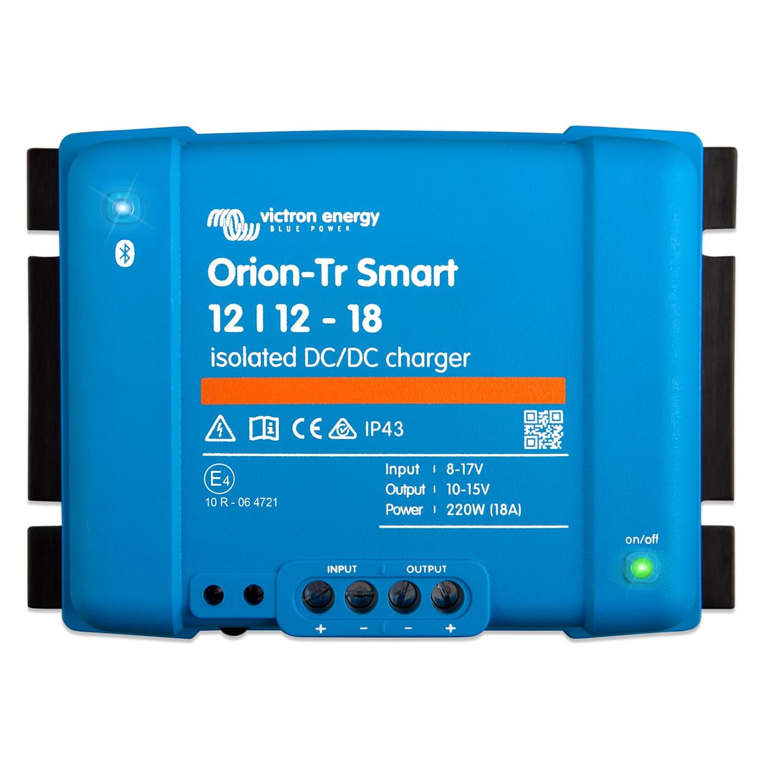 Victron Energy Orion-Tr Smart DC-DC Ladebooster, 12/12 V, Bluetooth, Batterie Ladegerät für Doppelbatteriesysteme, 18 Amp, 220-Watt, Isoliert
