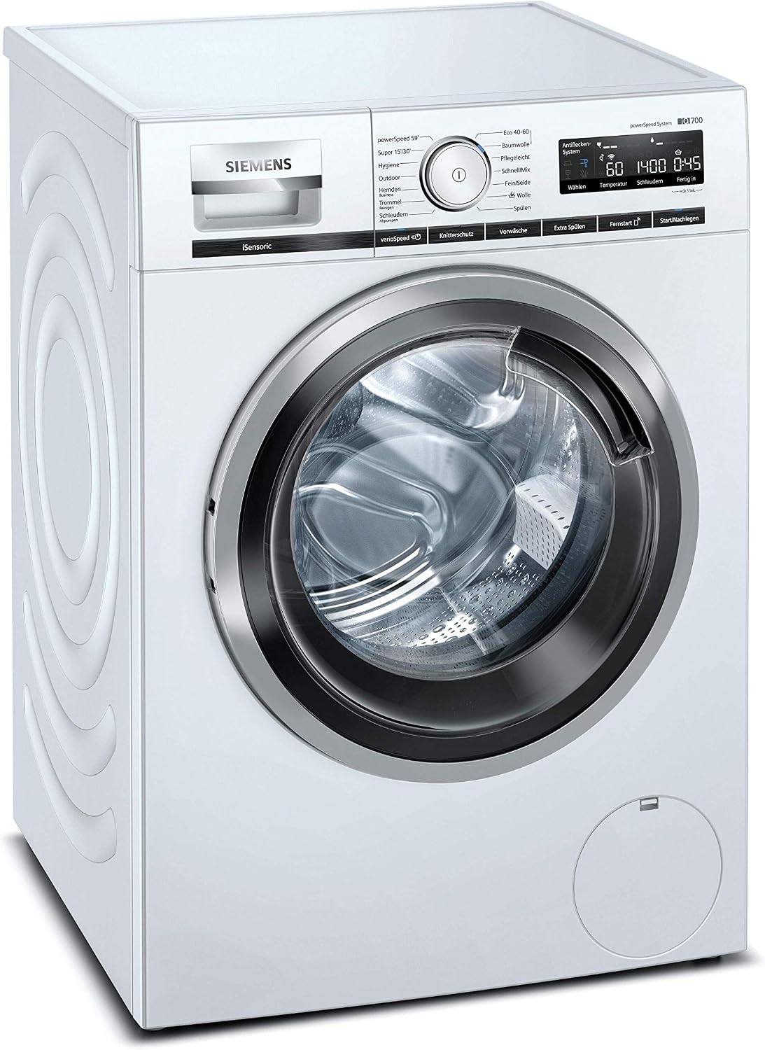 Siemens WM14VM43 iQ700 Waschmaschine / 9 kg / A / 1400 U/min/Outdoor-Programm/Smart Home kompatibel via Home Connect/AntiFlecken-System