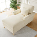 NADEUSAK Relaxsessel Gepolsterter , Beige klappbarer Schlafsessel, Sitzsack für Wohn- und Schlafzimmer, Bequemer Lesesessel, XXL großer