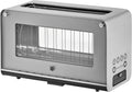 WMF Lono Toaster Glas mit Brötchenaufsatz Tisch, für 2 Scheiben, 7 Bräunungsstufen, 2, 6 cm dick und Sandwich-Toasts, 1300 Watt, Aufwärm-Funktion