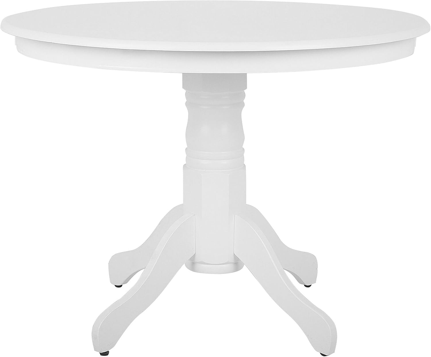 Beliani Esstisch , 100 cm, MDF, Weiß