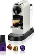 Nespresso De'Longhi  Citiz EN167.W Kaffemaschine, Hochdruckpumpe und ideale Wärmeregelung ohne Aeroccino, Energiesparfunktion, Creme-weiß