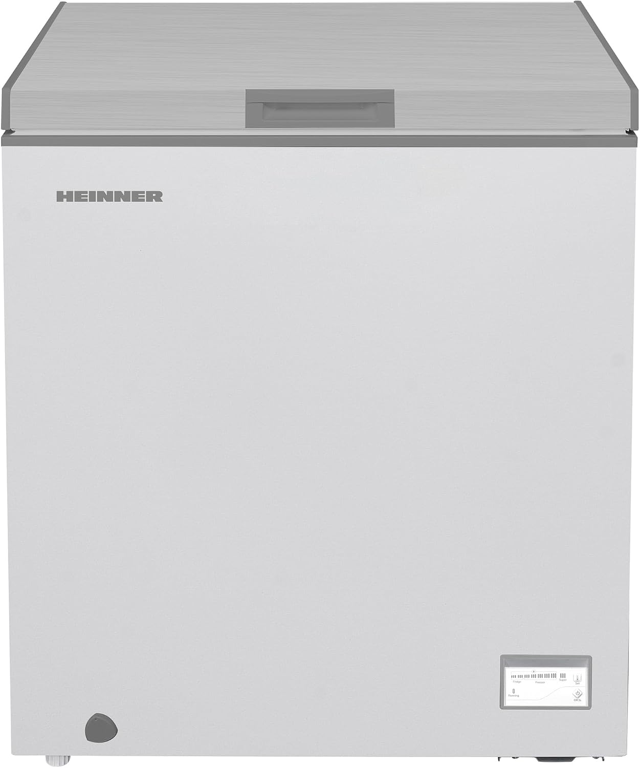 HEINNER HCF-HM145CSE++ Gefriertruhe, 5‐Jahres‐Garantie, 142L, Inverter-Technik, Schnellgefrieren, Display, für langfristige Sicherheit, Weiß